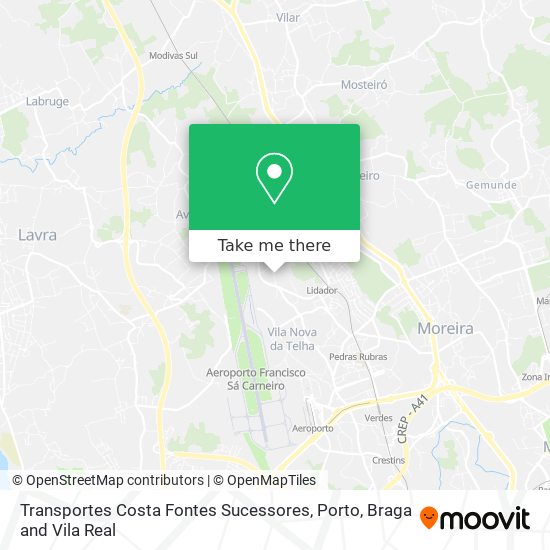 Transportes Costa Fontes Sucessores map
