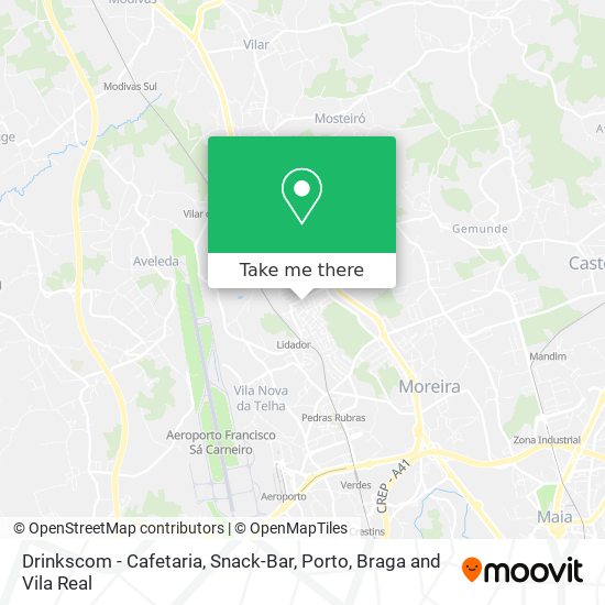 Drinkscom - Cafetaria, Snack-Bar map