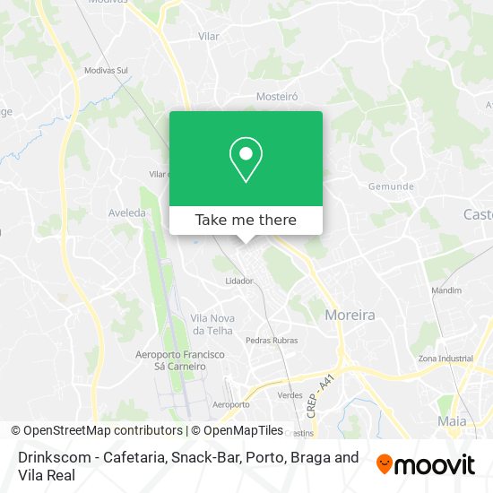 Drinkscom - Cafetaria, Snack-Bar mapa