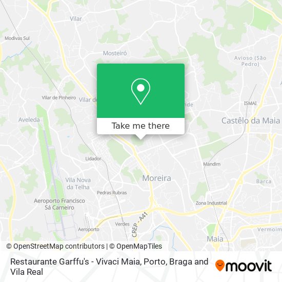 Restaurante Garffu's - Vivaci Maia map