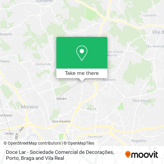 Doce Lar - Sociedade Comercial de Decorações map