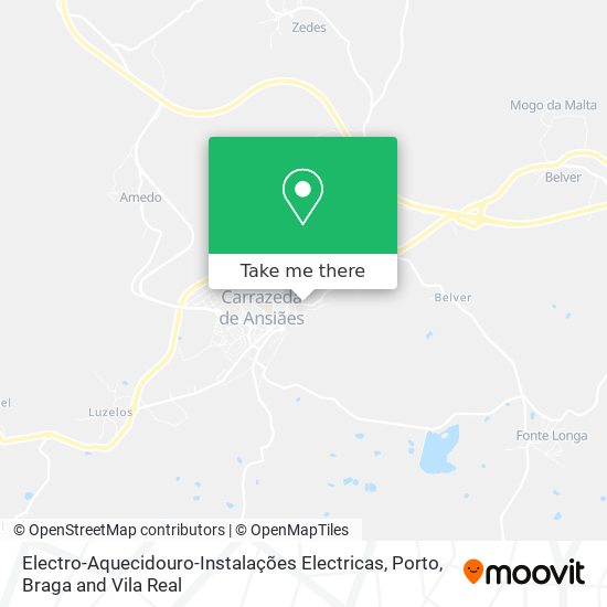 Electro-Aquecidouro-Instalações Electricas mapa