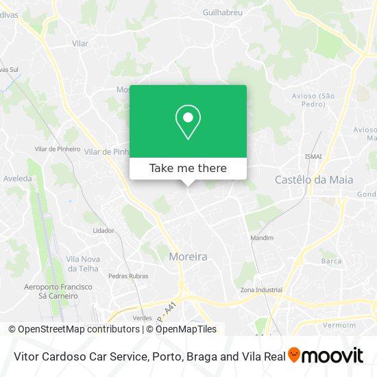 Vitor Cardoso Car Service mapa