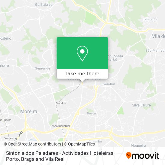 Sintonia dos Paladares - Actividades Hoteleiras map
