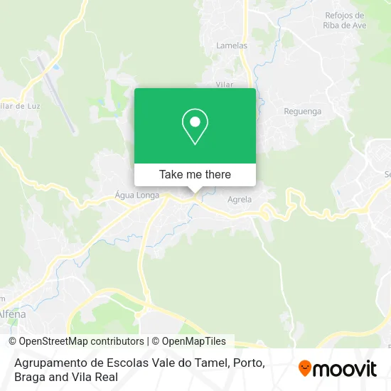 Agrupamento de Escolas Vale do Tamel map