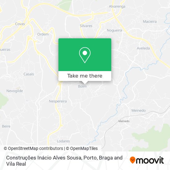 Construções Inácio Alves Sousa map