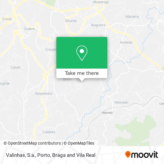 Valinhas, S.a. map