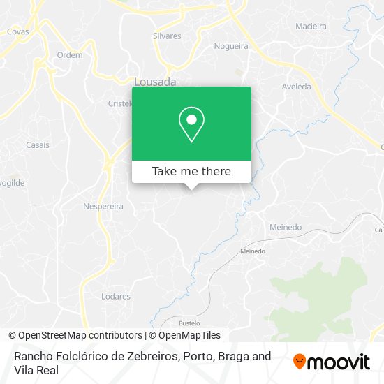 Rancho Folclórico de Zebreiros map