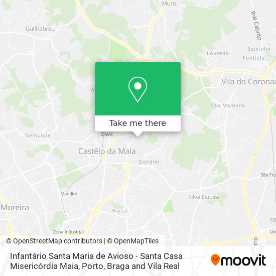 Infantário Santa Maria de Avioso - Santa Casa Misericórdia Maia map