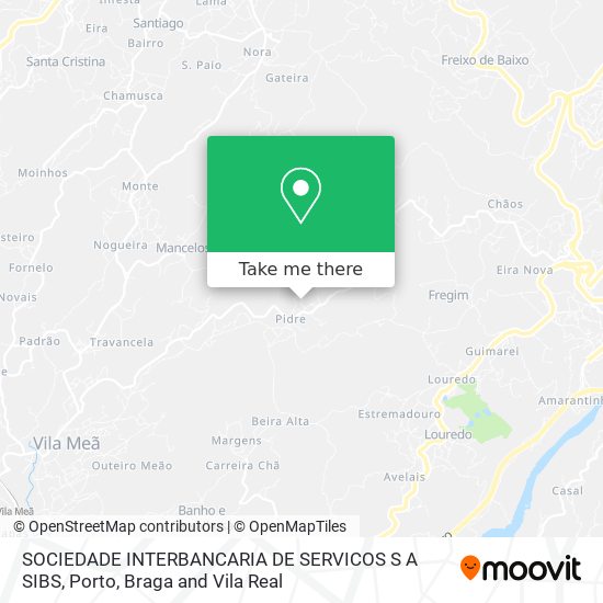 SOCIEDADE INTERBANCARIA DE SERVICOS S A SIBS map