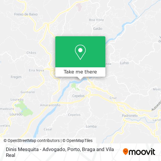 Dinis Mesquita - Advogado map