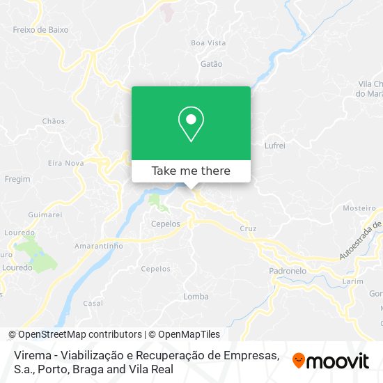 Virema - Viabilização e Recuperação de Empresas, S.a. map