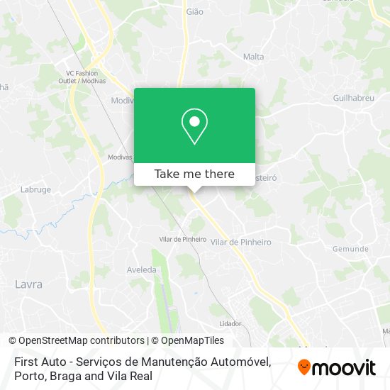 First Auto - Serviços de Manutenção Automóvel mapa