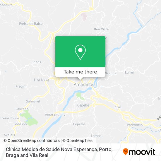 Clínica Médica de Saúde Nova Esperança map