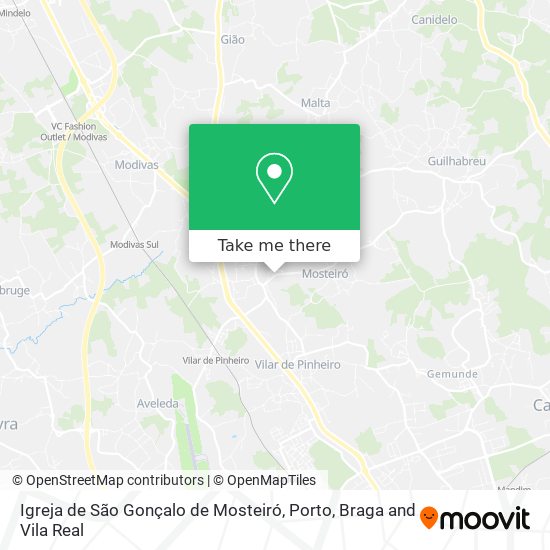 Igreja de São Gonçalo de Mosteiró map