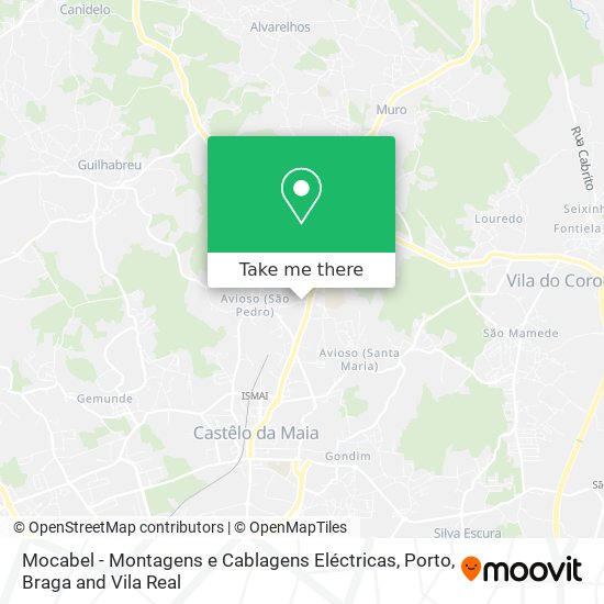 Mocabel - Montagens e Cablagens Eléctricas map