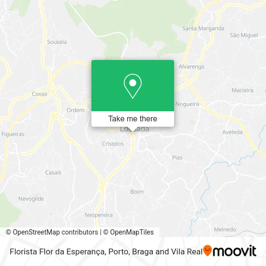 Florista Flor da Esperança map