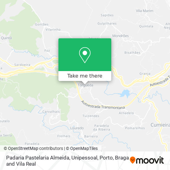 Padaria Pastelaria Almeida, Unipessoal mapa