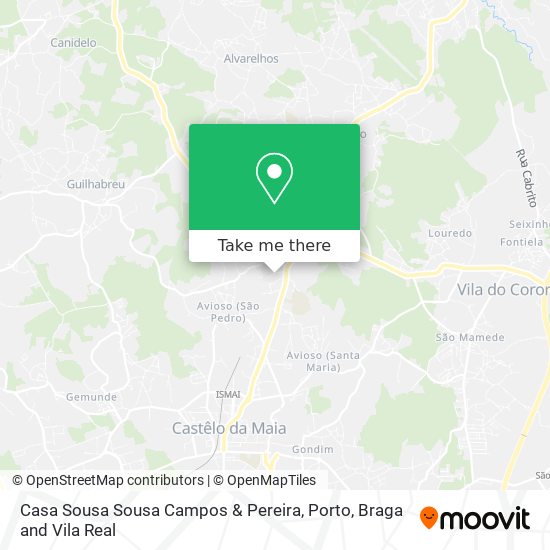 Casa Sousa Sousa Campos & Pereira map