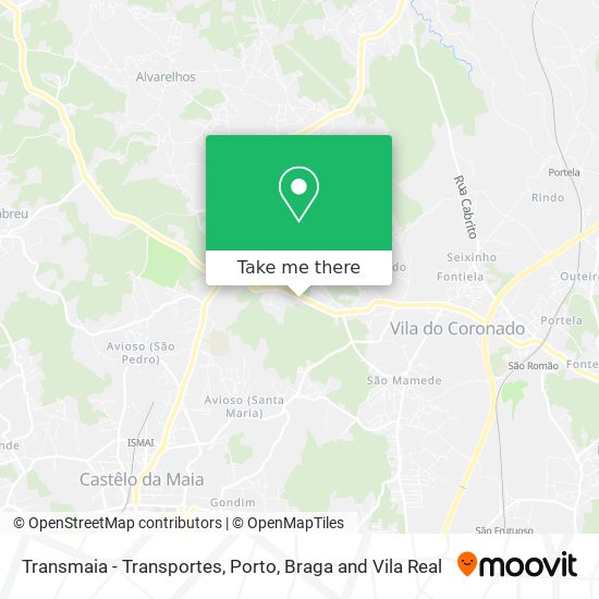 Transmaia - Transportes map