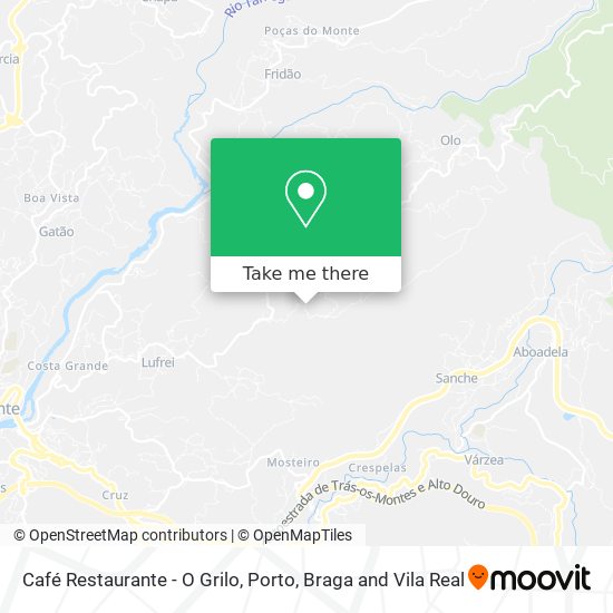 Café Restaurante - O Grilo map