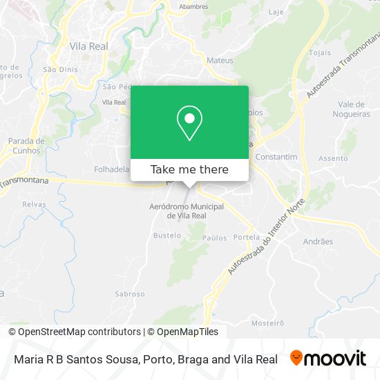 Maria R B Santos Sousa map