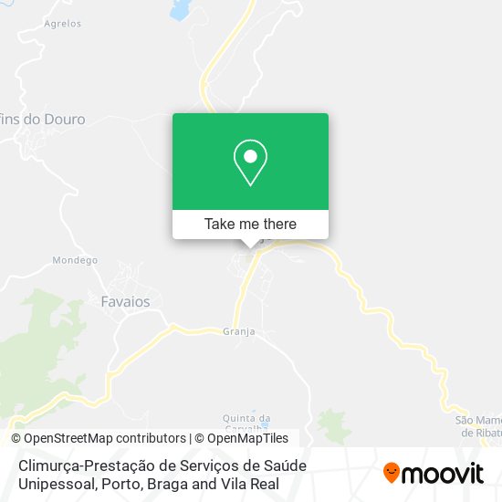 Climurça-Prestação de Serviços de Saúde Unipessoal map