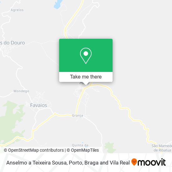 Anselmo a Teixeira Sousa map