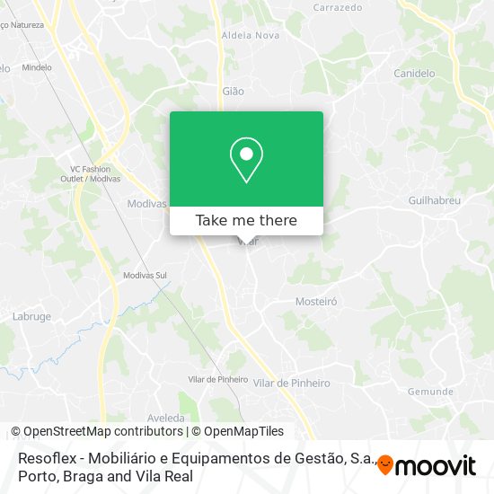 Resoflex - Mobiliário e Equipamentos de Gestão, S.a. map