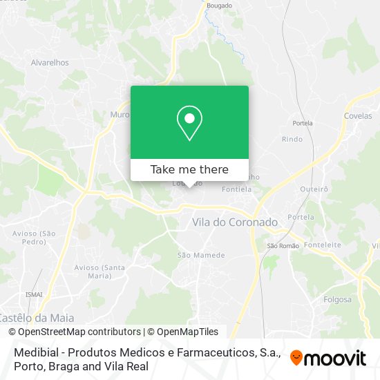 Medibial - Produtos Medicos e Farmaceuticos, S.a. map