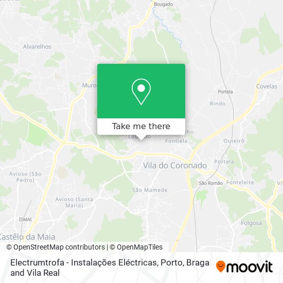 Electrumtrofa - Instalações Eléctricas map