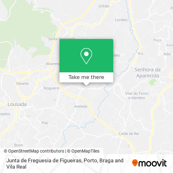 Junta de Freguesia de Figueiras mapa