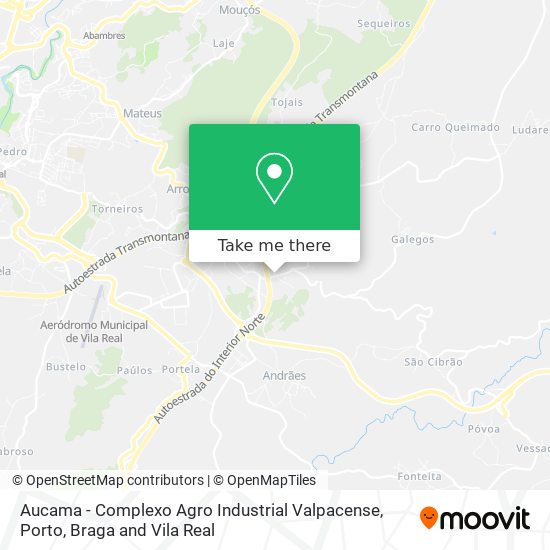Aucama - Complexo Agro Industrial Valpacense map