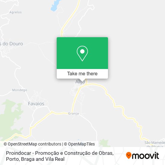 Proindocar - Promoção e Construção de Obras mapa