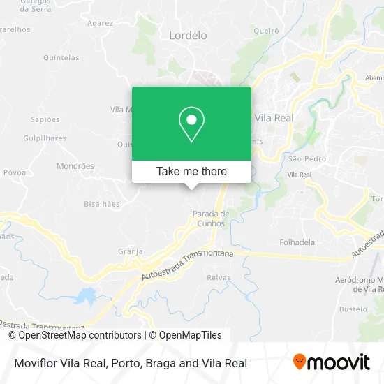 Moviflor Vila Real map
