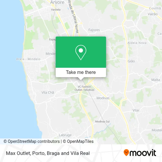 Max Outlet map