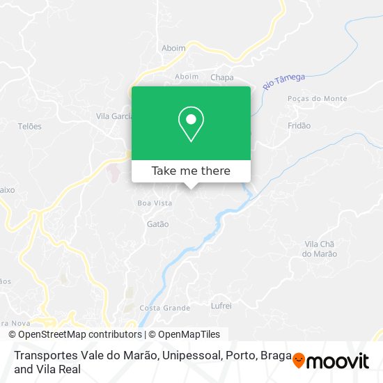 Transportes Vale do Marão, Unipessoal map