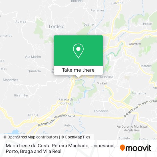Maria Irene da Costa Pereira Machado, Unipessoal map