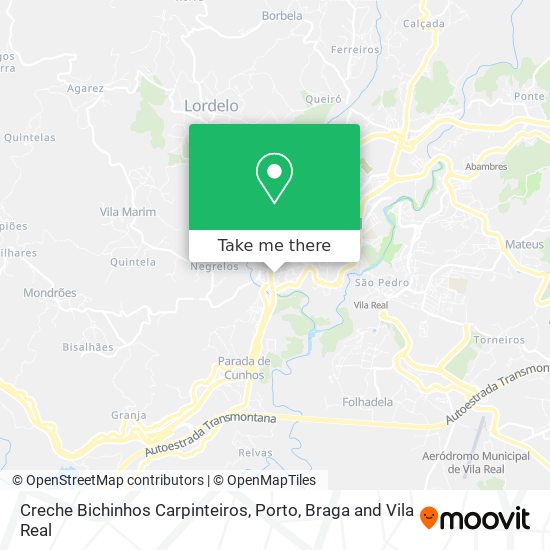Creche Bichinhos Carpinteiros mapa