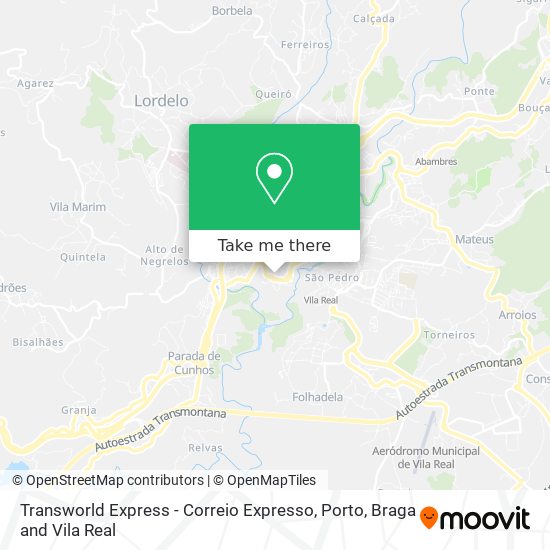 Transworld Express - Correio Expresso map