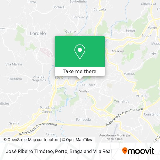 José Ribeiro Timóteo map