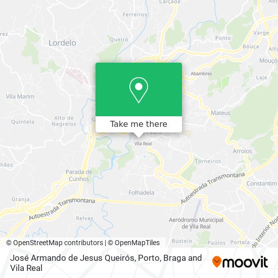 José Armando de Jesus Queirós map