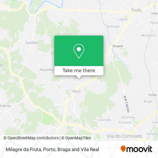 Milagre da Fruta map