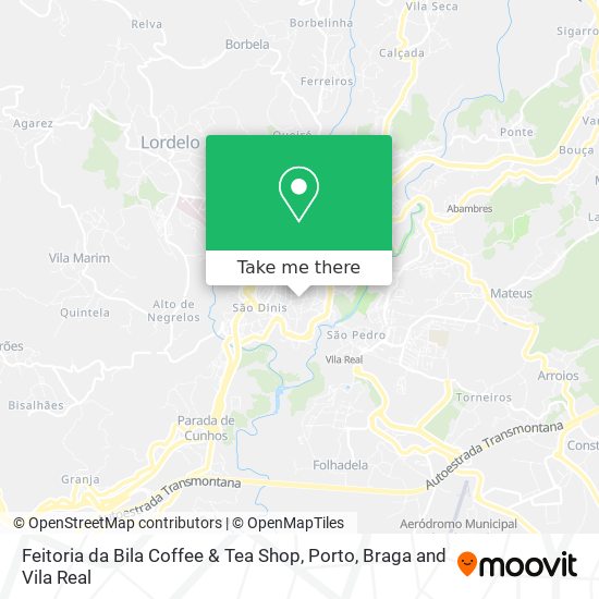 Feitoria da Bila Coffee & Tea Shop mapa