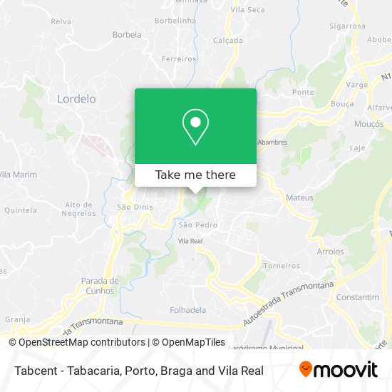 Tabcent - Tabacaria map