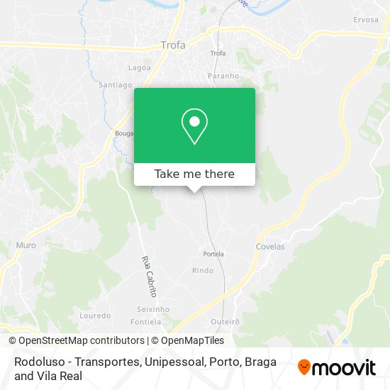 Rodoluso - Transportes, Unipessoal map