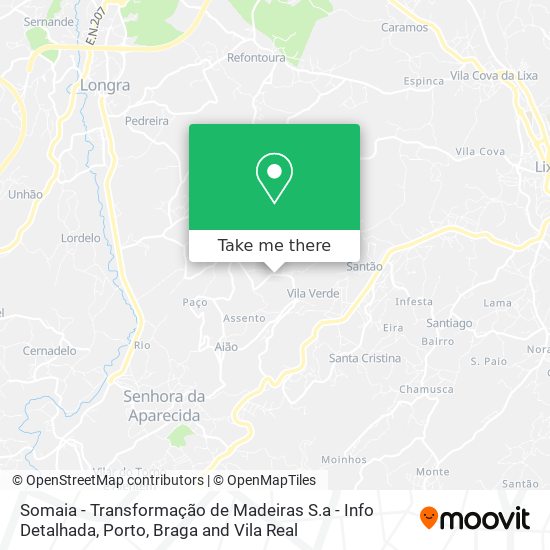 Somaia - Transformação de Madeiras S.a - Info Detalhada map
