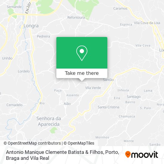 Antonio Manique Clemente Batista & Filhos map