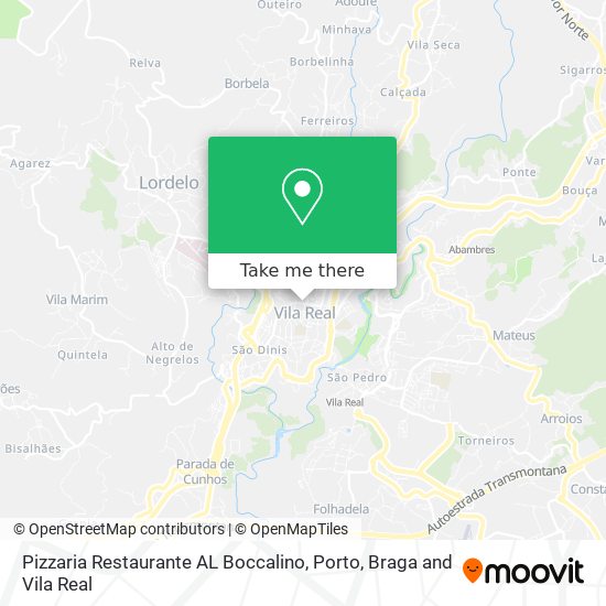 Pizzaria Restaurante AL Boccalino map