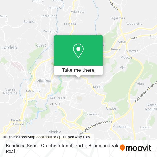 Bundinha Seca - Creche Infantil mapa